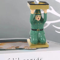 Simulated Funny Expressions Figurine Sensory Toy Ornaments Kneel Down Resin Statue Crafts Model Spoof Tray Stand Children Toys