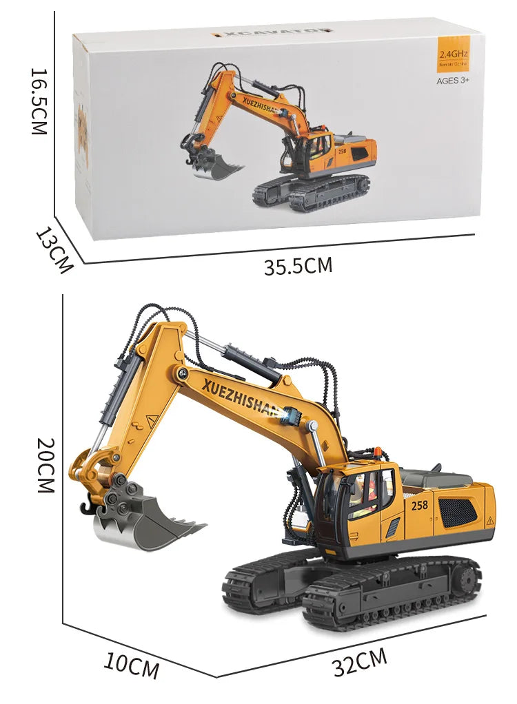 RC Car Children Toys Remote Control Car Toys For Boys Radio Control Excavator Dump Truck Bulldozer Electric car Kids Toys Gift