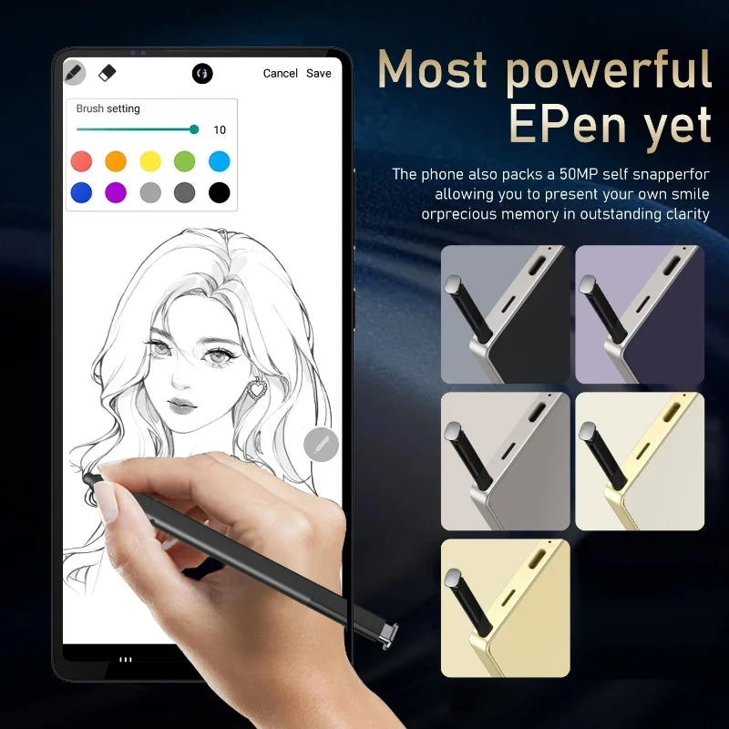 Global Vision S24 Ultra Smartphone 5G Android 5800mAH 8GB RAM 512G ROM 6.8Inch 1920x1080HD 24+48MP MTK10 4G Network Mobile Phone