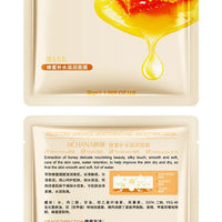 10pcs Natural Plant Facial Mask Moisturizing Oil Control Anti-Aging Fruit Aloe Korean Sheet Face Mask Beauty Skin Care Prodcuts