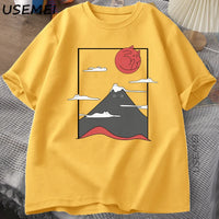 Funny Cat Graphic T Shirts Japanese Cat Graphic Tee Cotton Printed Short Sleeve Tees Men Women Harajuku Hight Qualty Clothes