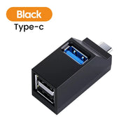 Elough HUB USB Type C High Speed Cable Splitter USB 3.0 Multipuertos HUB Adapter Extender For PC Portable USB Disk Card Reader