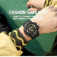 SMAEL Sport Watch for Men Waterproof Wristwatches Student Dual Display Digital Multi-function Stopwatch Clocks 8065 Male Watches