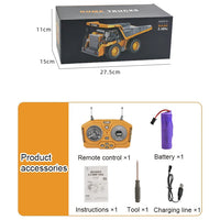 RC Car Children Toys Remote Control Car Toys For Boys Radio Control Excavator Dump Truck Bulldozer Electric car Kids Toys Gift