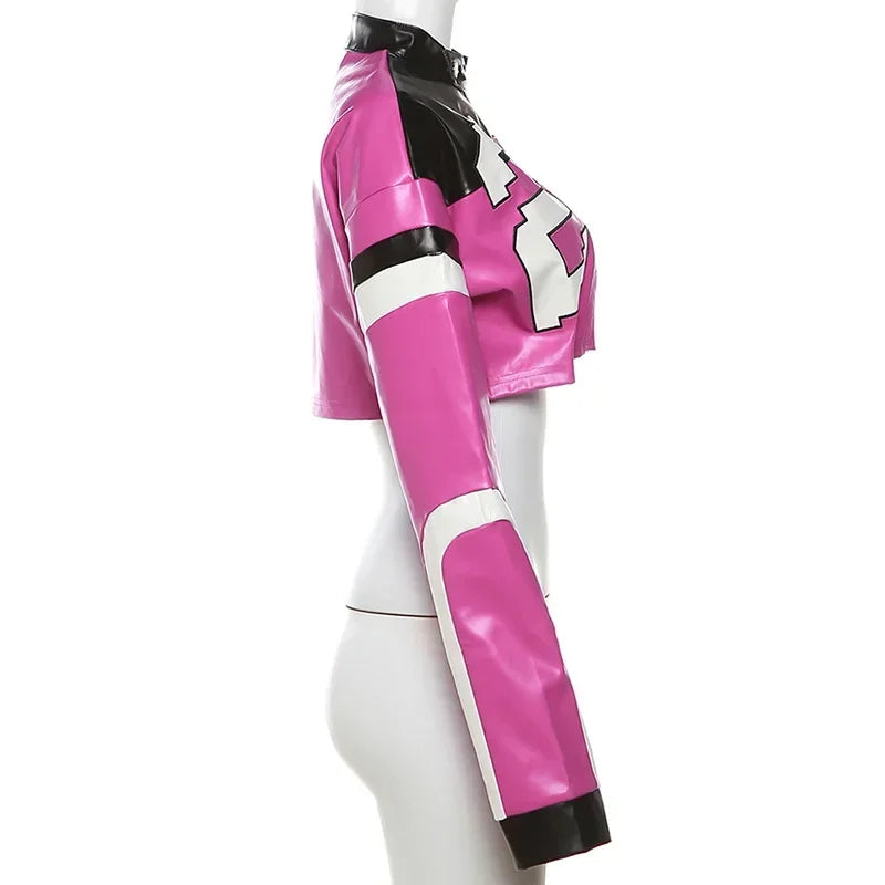 Zekye Winter Aviator Jackets Clothes Old Money Style Women Fleece Jacket Women Long Sleeve Red Jacket Winter Women Coat 2025