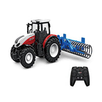RC Car Tractors Trailer 2.4G Radio Controlled Farm Cars Farming Simulator Truck Miniature Farmer Animal Model Toys Children Boys
