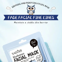 5pcs SADOER Cartoon Fresh Fruit Facial Mask Anti Wrinkle Moisturizing Soothing Brightening Hydrating Face Mask Skin Care