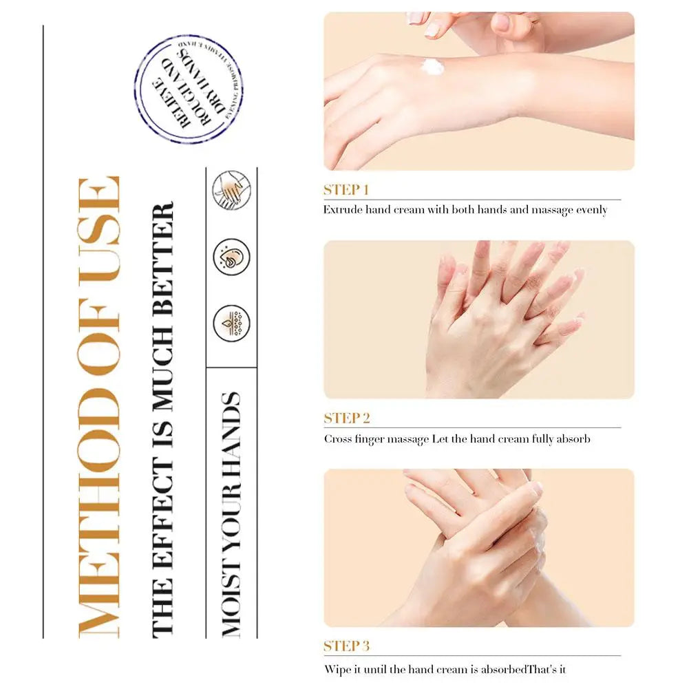 SADOER Collagen Hand Cream Hands Skin Friming skincare Moisturizing Brightening Hydrating Hands Creams Hand Skin Care Products