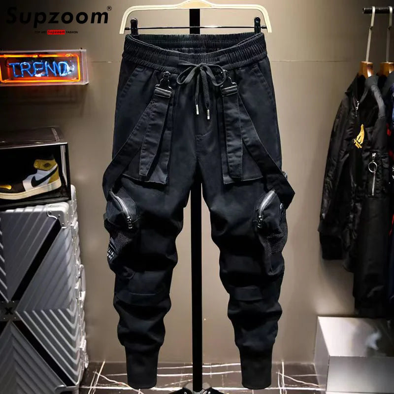 Supzoom New Arrival Hot Top Fashion Loose Cotton Pockets Selling Brand Overalls Multi Bag High Street Casual Winter Cargo Pants