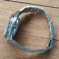 Vakuy Men's 38MM Quartz Watch Sweep Seconds Jinggong VK63A Chronograph Vintage Panda Di Men's Watch