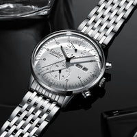 Mens Fashion Mechanical Watches Business Automatic Wristwatch Stainless Steel Luminous Designer Clock Reojes De Hombre New 2023