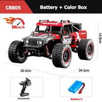 JJRC C8803 C8805 RC Car 4x4 Super Brushless 50/60/70KM/H 4WD High Speed RC Off-Road Car Children and Adults Toys