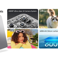 2025 New HONOR 400 Pro 5G Global Version Smartphone 200MP AI Main Camera 6.7'' AMOLED Screen 6000 mAh 100W Wired 50W Wireless