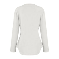 Traf 2024 Mujer Womens Long Sleeve Round Neck Shirts Side Split Basic Loose Tunic Tops Casual Shirts Ropa De Mujer Fashion