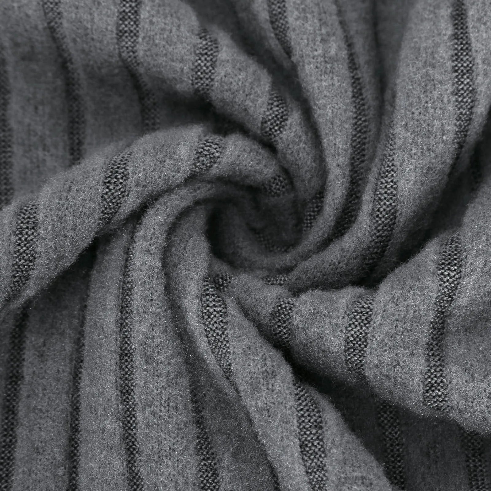 Women's Long Sleeve V-Neck T-Shirt Pit Stripe Milled Fashion Temperament Top