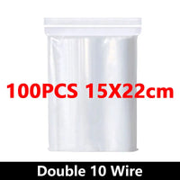 Small Zip Lock Plastic Bags Reclosable Transparent Bag Vacuum Storage Bag Ziplock Food Storage Bags Plastic Zip bag Sealing bag