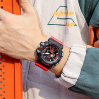 SMAEL Sport Watch for Men Waterproof Wristwatches Student Dual Display Digital Multi-function Stopwatch Clocks 8065 Male Watches