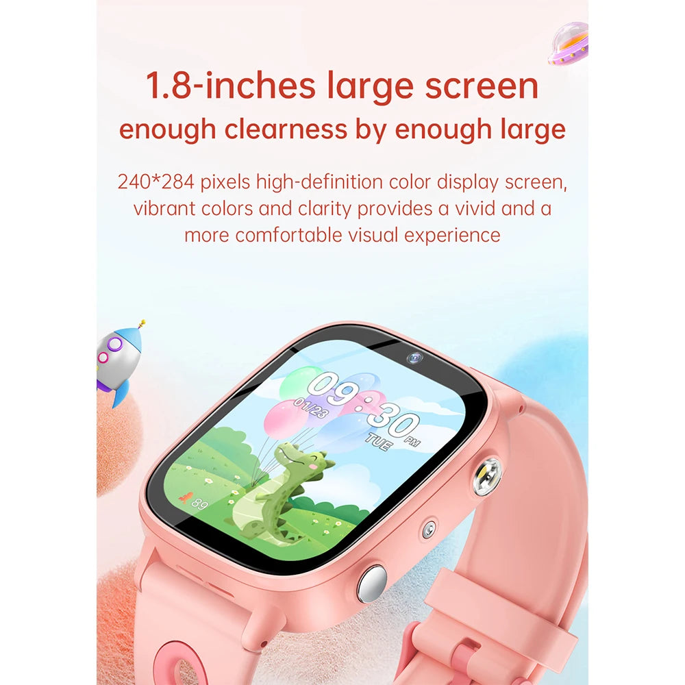 2025 New Smart Watch For Children HD Touch Screen Camera 26 Games Learn vocabulary Alarm Clock Calculator Birthday Gift Boy Girl