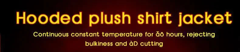 Plus Size Men's Hooded Plaid Shirt Warm Fleece Lined And Thickened Top Long Sleeve Outerwear For Autumn/Winter