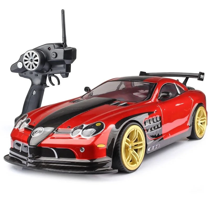 1:10 70km/H Remote Control Car 4wd High Speed Drift 2.4g Rc Car Shock Absorber Anti-Collision Rc Toys Christmas Gift
