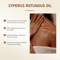 Semi-permanent Cyperus Rotundus Oil Hair Remover Armpit Legs Arms Hair Growth Inhibitor Beauty Skin Care Body Essential Oil