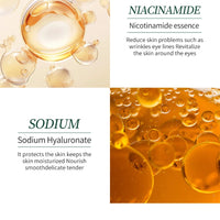 Avocado Gold Eye Mask Nourishing Moisturizing Improve Eye Bags Eye Patches Anti Wrinkle Firming Anti Dark Circles Eye Serum