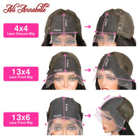 Malaysian Straight Lace Front Wigs Preplucked 13x4 13x6 Transparent Lace Frontal Wig Ali Annabelle Lace Front Human Hair Wigs