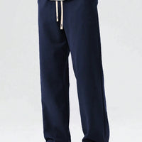 Men's autumn and winter sports pants loose casual long sweatpants fashionable trend warm pants streetwear men