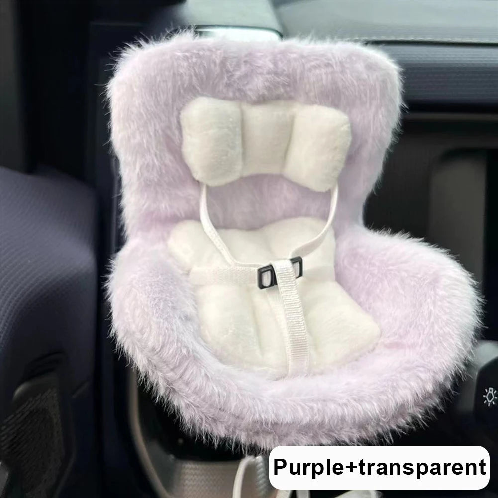Car Doll Safety Seat for OB11 Labubu Cartoon Chair Model for Labubu Car Seat Outlet Decor for Labubu Doll Car Interior Styling