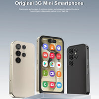 Official SERVO S24 Ultra Mini Android Smartphone 3.75" Screen 3G WCDMA 2MP Camera 1GB+16GB Play Store 2 SIM Small Cellular Phone