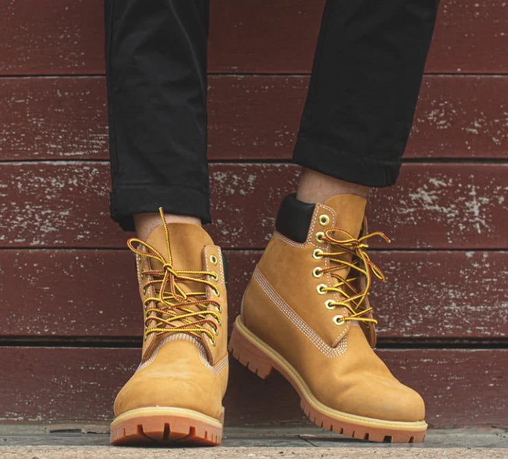 Brand Cow Leather Outdoor Boots For Men  Casual Couples Boots Fashion Breathable Military Boots