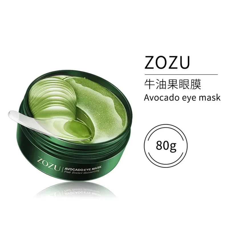 Avocado Gold Eye Mask Nourishing Moisturizing Improve Eye Bags Eye Patches Anti Wrinkle Firming Anti Dark Circles Eye Serum