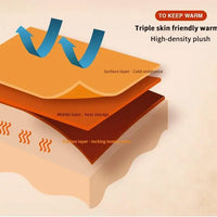 Plus Size Men's Hooded Plaid Shirt Warm Fleece Lined And Thickened Top Long Sleeve Outerwear For Autumn/Winter