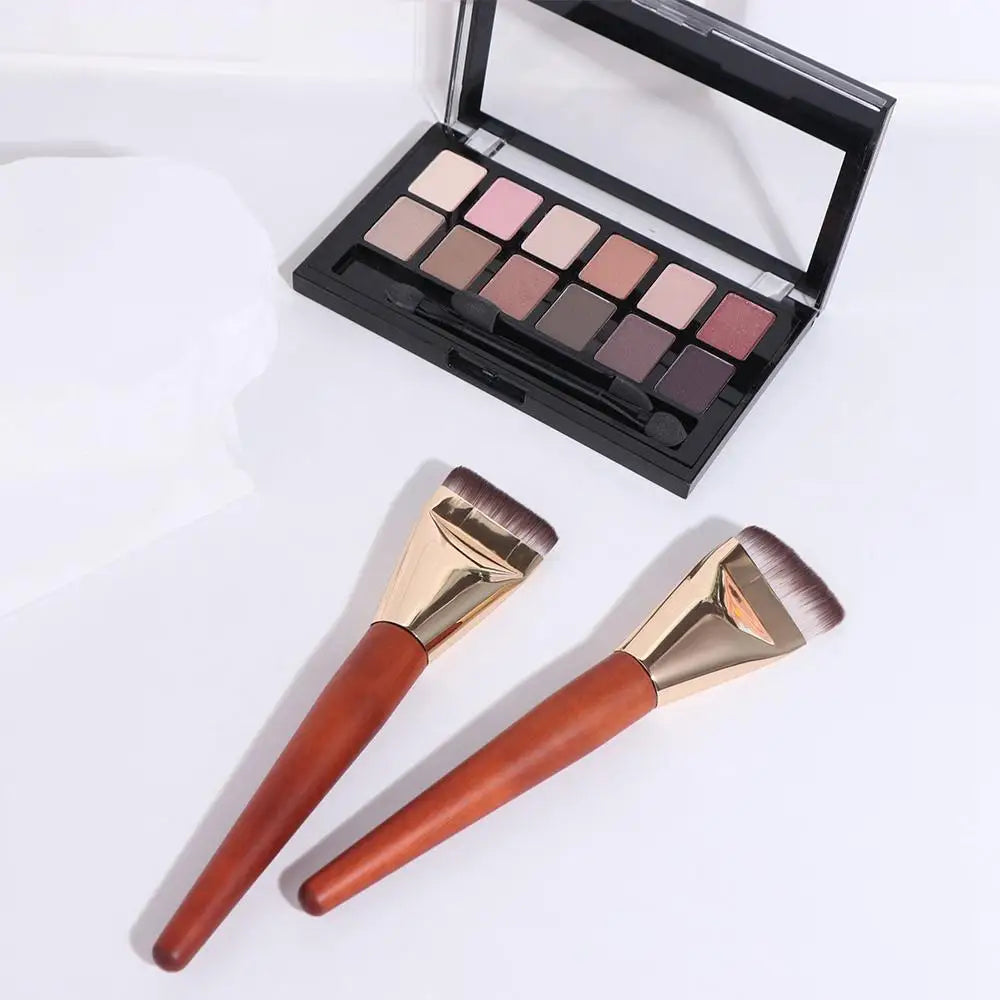 Make Up Tools Ultra Thin Foundation Brush Soft Lightweight Flat Contour Brush Bevel Design Smooth Makeup Brushes Women