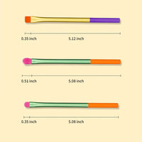 Makeup Brushes 15Pcs Colourful Makeup Brush Set Foundation Contour Blush Concealers Eye Shadow Blending Make Up Brush Kit