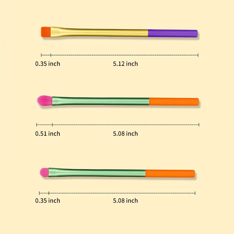 Makeup Brushes 15Pcs Colourful Makeup Brush Set Foundation Contour Blush Concealers Eye Shadow Blending Make Up Brush Kit