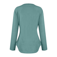 Traf 2024 Mujer Womens Long Sleeve Round Neck Shirts Side Split Basic Loose Tunic Tops Casual Shirts Ropa De Mujer Fashion