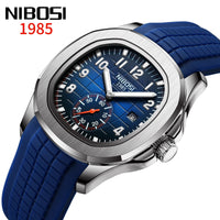 NIBOSI Brand Luxury Mens Watch Waterproof Luminous Digital Design Quartz Watch Casual Belt Date Watches For Men reloj hombre