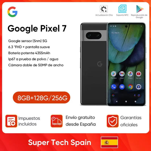 Global Version Google Pixel 7 5G Smartphone 6.3" FHD+ OLED Display 50MP Camera 4270mAh Battery IP68 Google Tensor G2