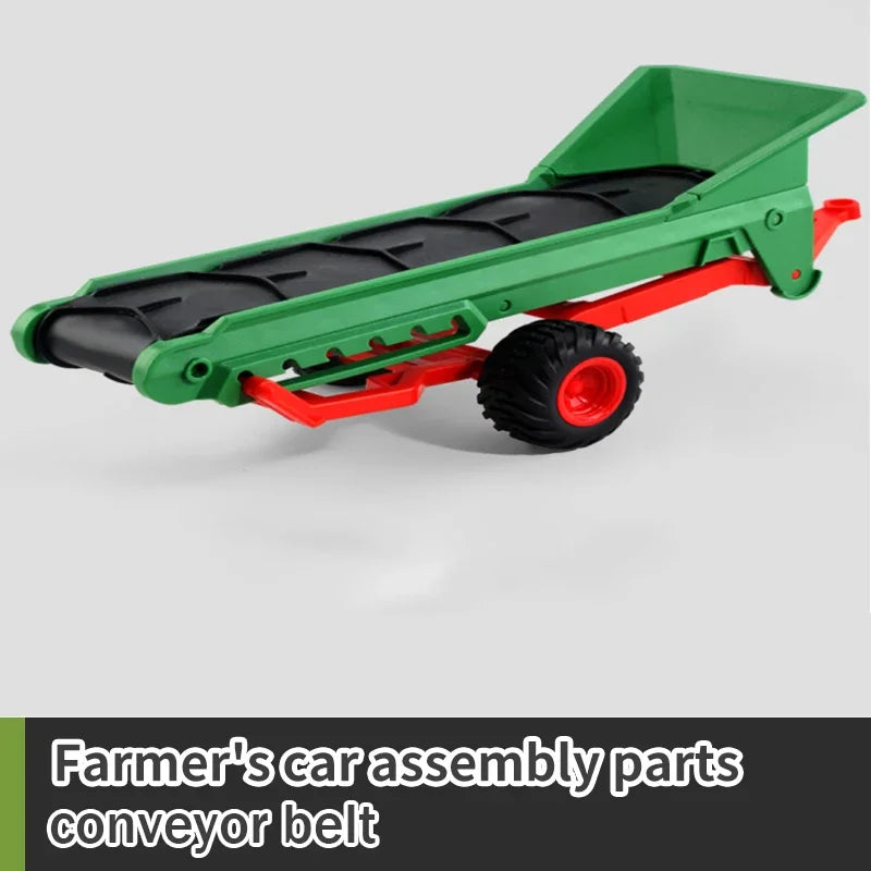 RC Car Tractors Trailer 2.4G Radio Controlled Farm Cars Farming Simulator Truck Miniature Farmer Animal Model Toys Children Boys