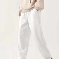 Men's autumn and winter sports pants loose casual long sweatpants fashionable trend warm pants streetwear men