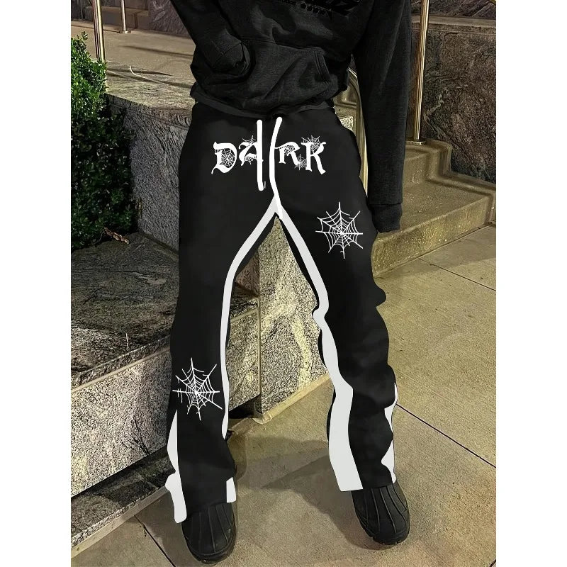 New 3D cartoon printed mesh breathable and fashionable European and American style casual sports pants for adults and children
