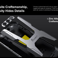 FOSSiBOT F106 PRO 4G Rugged Smartphone Android 14 15GB(8+7GB Extended) 256GB ROM 12000mAh 48MP 30W 6.58 Inch FHD+ Cellphone NFC