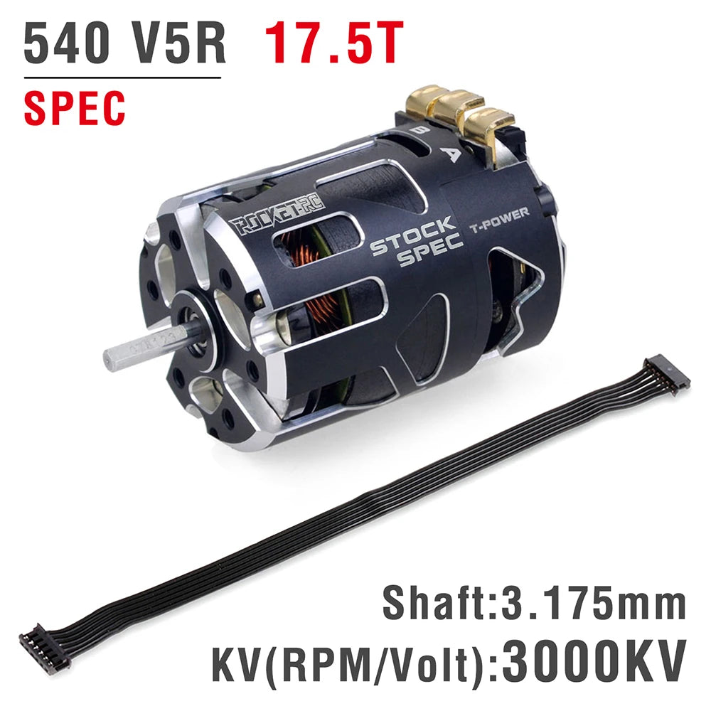 RC Car Surpasshobby Rocket 540 V5R Sensored Brushless Drift Racing Motor for 1/10 1/12 1/14 RC Car Competition Modified Truck