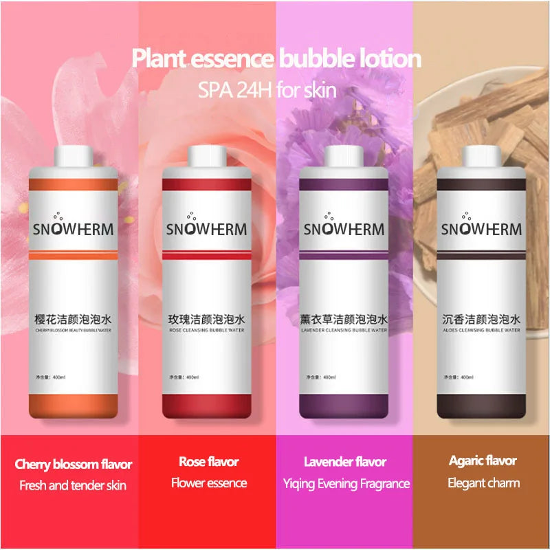 Rose Cleansing Bubble Water Active Oxygen Magic Solution For Automatic Machine Beauty Instrument Facial Skin Care Dropshipping