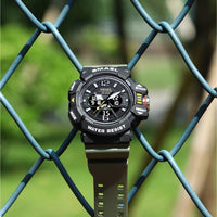 SMAEL Sport Watch for Men Waterproof Wristwatches Student Dual Display Digital Multi-function Stopwatch Clocks 8065 Male Watches