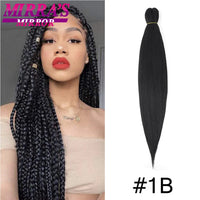 Easy Jumbo Braids Hair Extensions Pre Stretched Braiding Hair Afro Synthetic Hair Strand Braid Hot Water Set 12/16/26/30/36 Inch