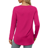 Traf 2024 Mujer Womens Long Sleeve Round Neck Shirts Side Split Basic Loose Tunic Tops Casual Shirts Ropa De Mujer Fashion