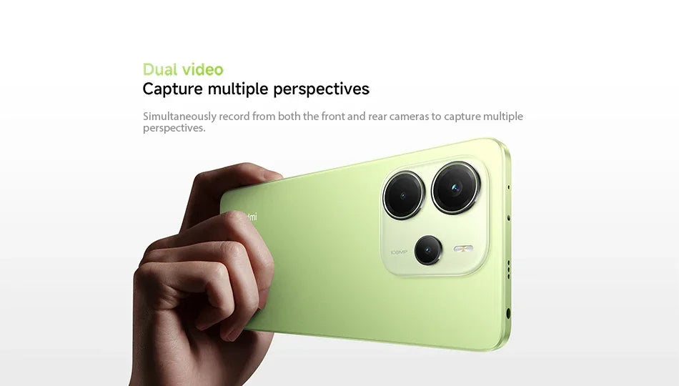 Xiaomi Redmi Note 14 Global Version MediaTek Helio G99-Ultra 108MP AI Camera 6.67" AMOLED 120Hz Display 5500mAh