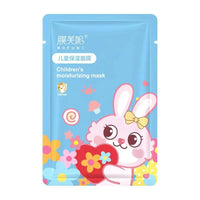 Children's Moisturizing Facial Mask Cute Cartoon Animal Brightening Hydrating Face Mask Smooth Whitening Face Skin Care Products